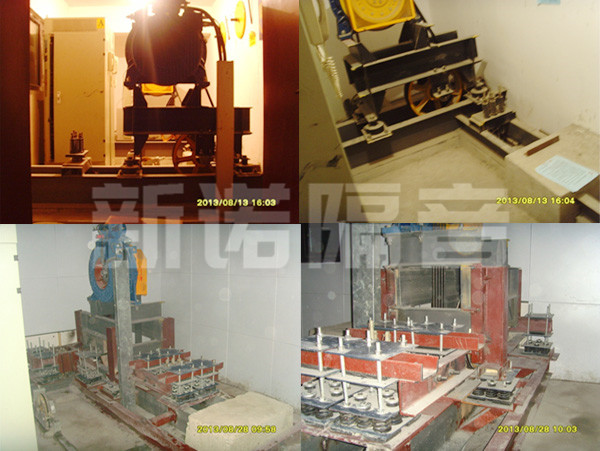 湖南湘潭故里居酒店電梯機房減振降噪