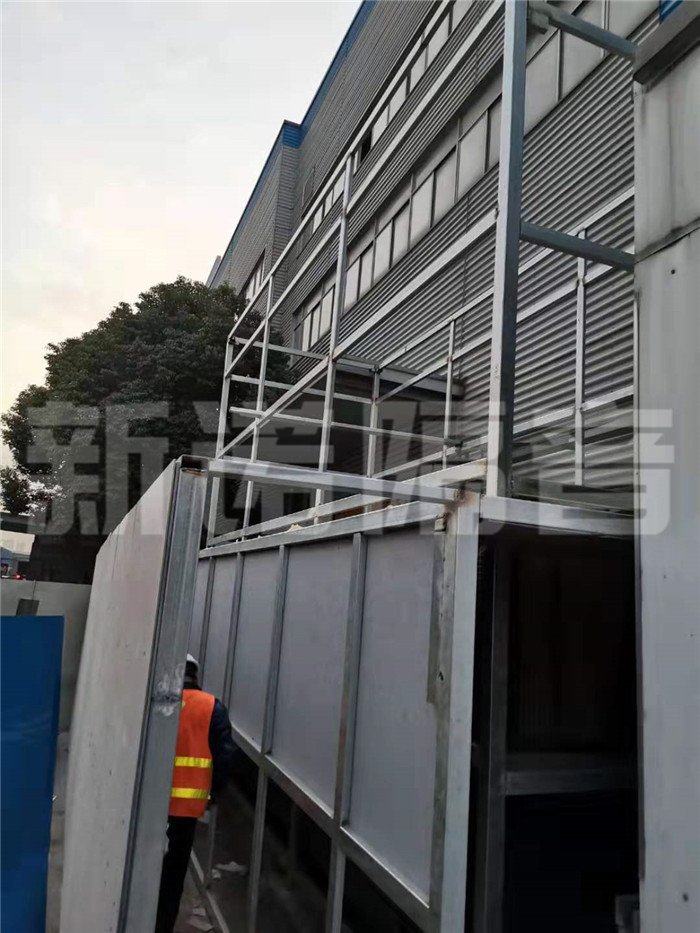 冷卻塔降噪現(xiàn)場施工照片